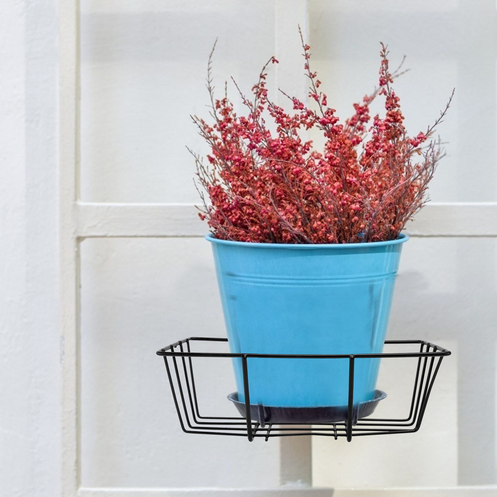 Bonsai Vertical Garden - 1개입, 녹 방지 처리된 철제 화분