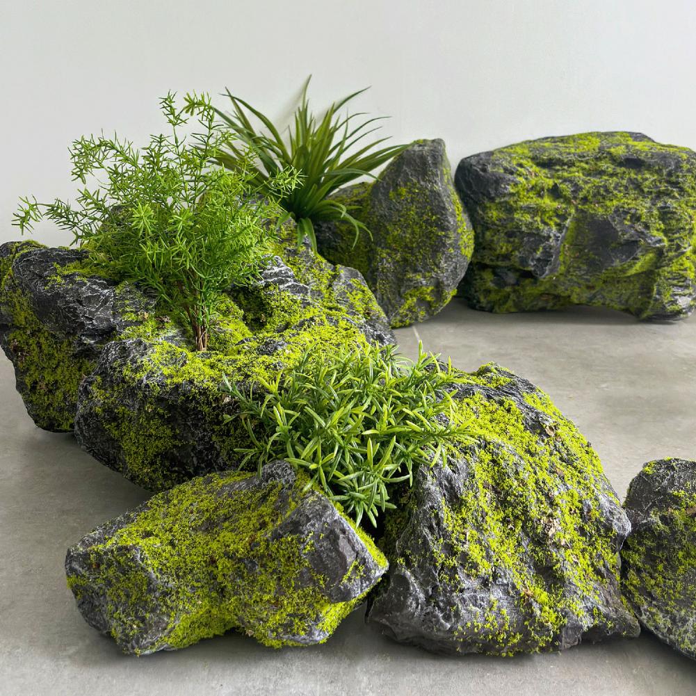 조경용 인조 이끼석, 가벼운 인조석 장식, 정원 연못  - Bonsai Garden With Pond 리뷰 및 가격