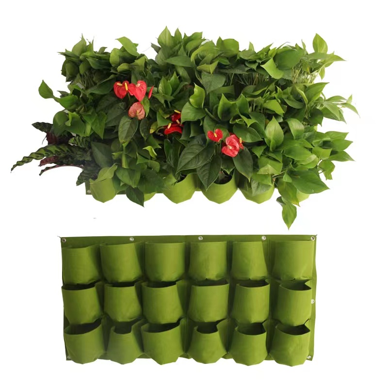 녹색 벽걸이 식재 가방, 수직 녹화 식물 벽, 집 장식 - Bonsai Vertical Garden 리뷰 및 가격