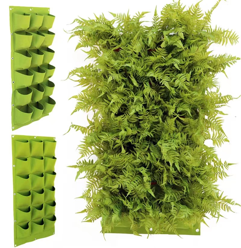 녹색 벽걸이 식재 가방, 수직 녹화 식물 벽, 집 장식 - Bonsai Vertical Garden 리뷰 및 가격