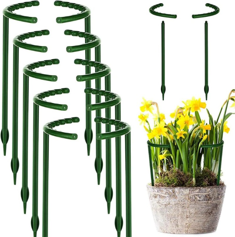 30-1개 플라스틱 식물 지지대 반원형 말뚝 프레임 고 - Bonsai Garden Accessories 리뷰 및 가격