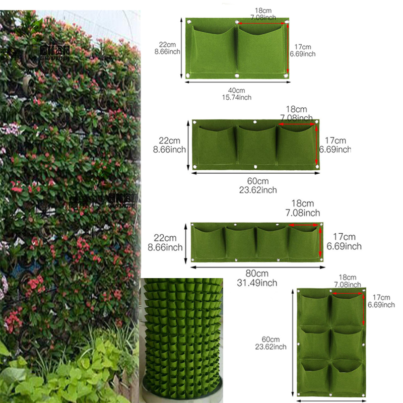 벽걸이형 식물 재배 가방 포켓 그린 그로우 백 플랜터  - Bonsai Vertical Garden 리뷰 및 가격