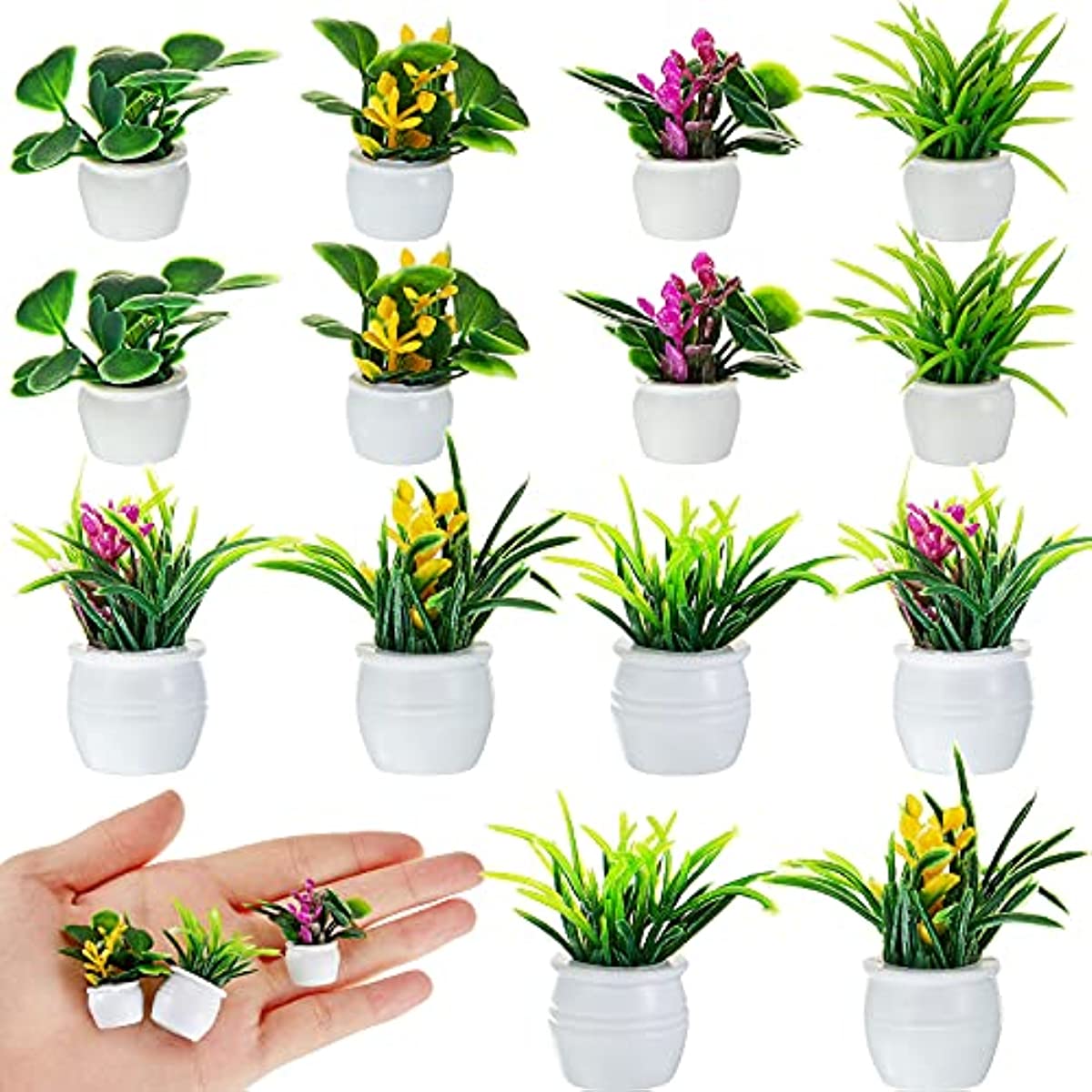 인형의 집 식물, 미니어처 분재 식물, 미니 화분, 꽃 - Bonsai Garden Accessories 리뷰 및 가격