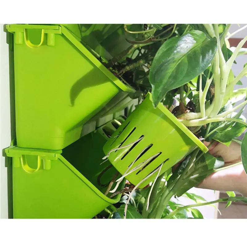 쌓을 수있는 꽃 냄비 벽 교수형 수직 화분 즙이 많은  - Bonsai Vertical Garden 리뷰 및 가격