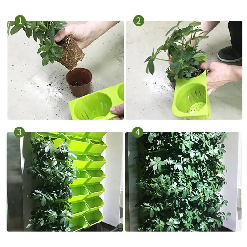 쌓을 수있는 꽃 냄비 벽 교수형 수직 화분 즙이 많은  - Bonsai Vertical Garden 리뷰 및 가격